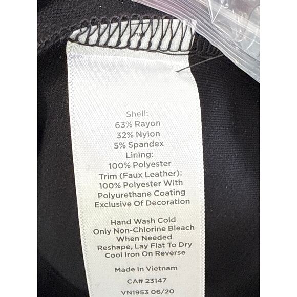 Talbots Refined Ponte Tipped Tweed Dress Size 14 Girl Boss Old Money NWT Church - Picture 7 of 10